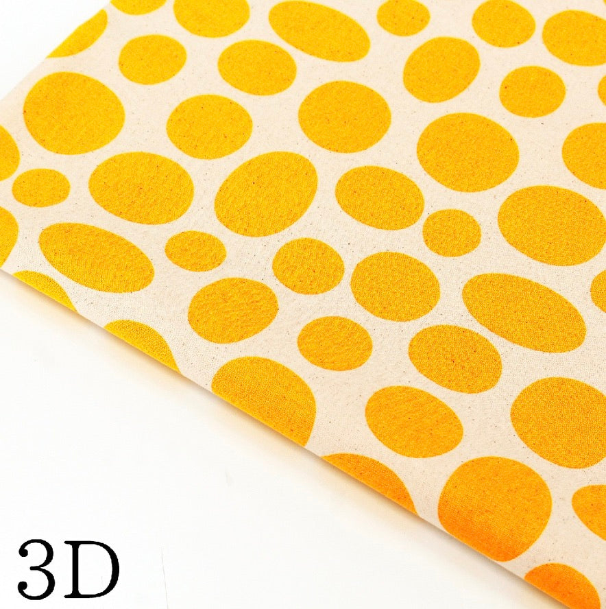 Color Palette Cheese Dots by the 1/4 Yard - Yellow