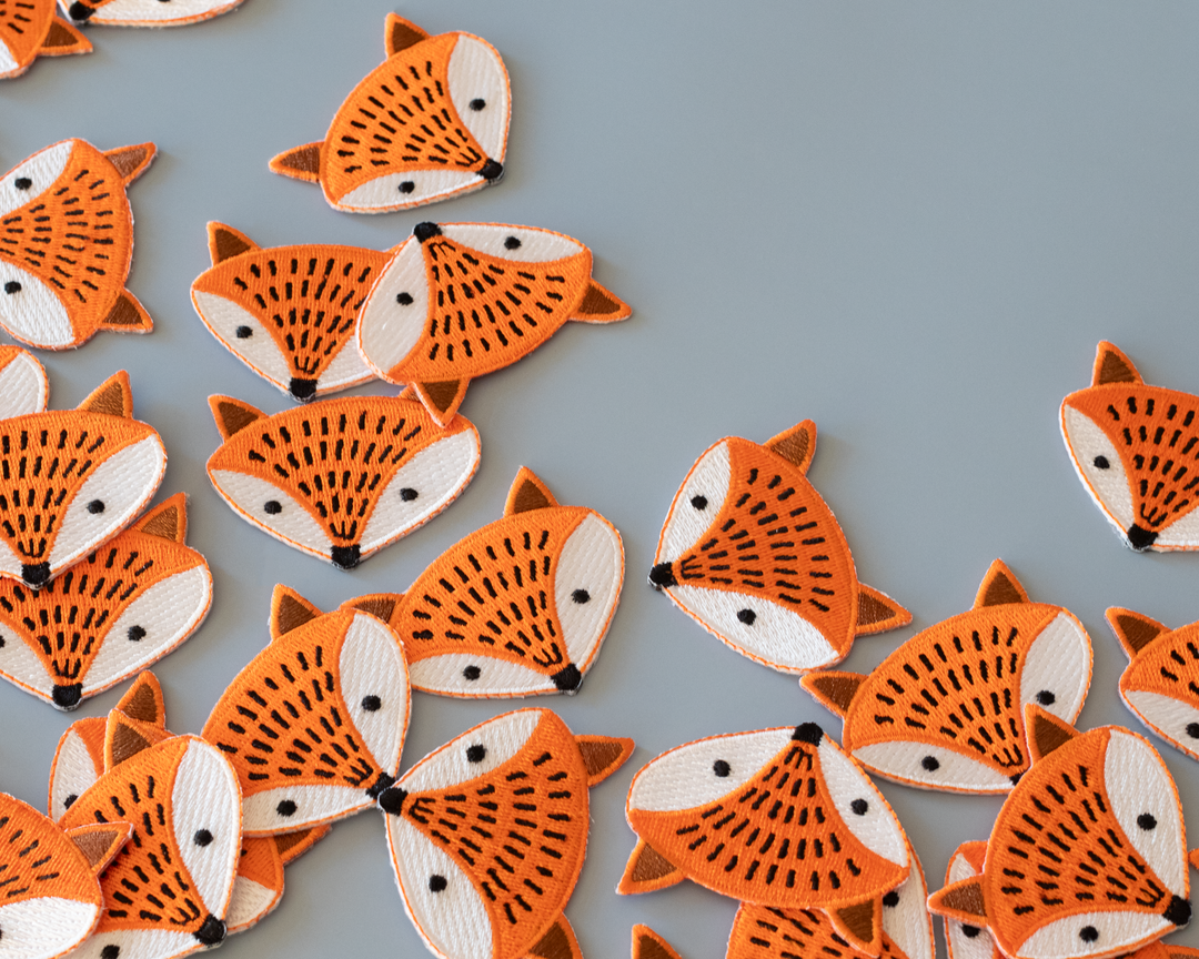 Cute Mini Fox Iron-On Patch