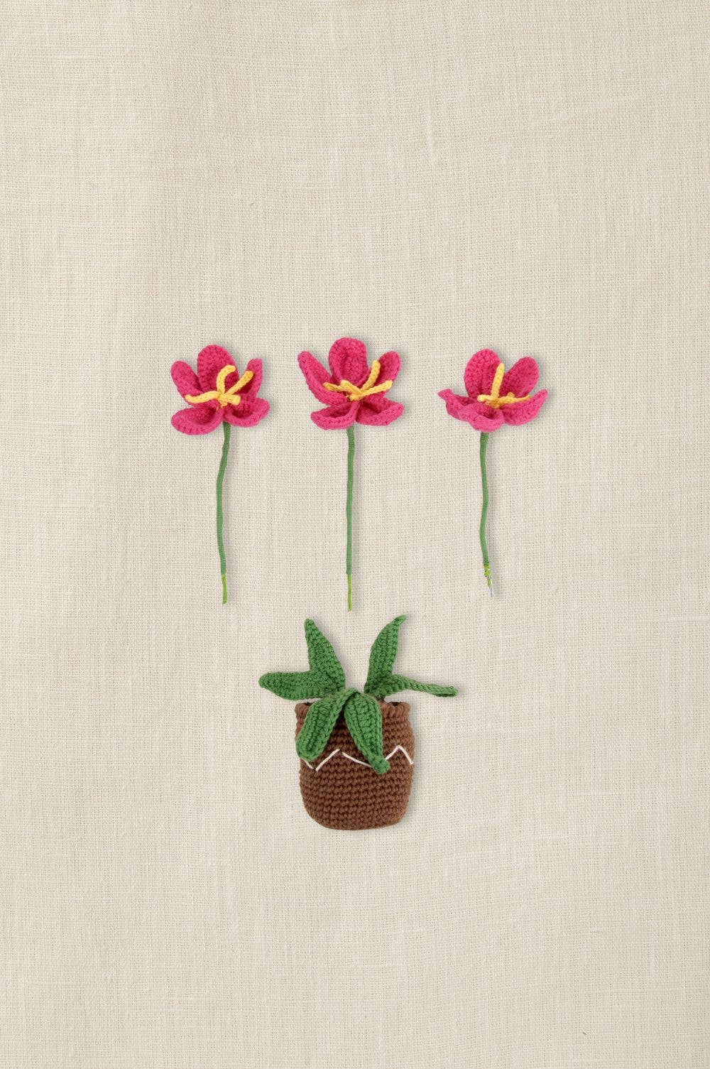 NEW DMC Flowerpot Amigurumi Kit