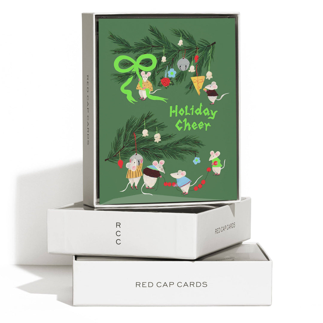 Cheerful Mice greeting card