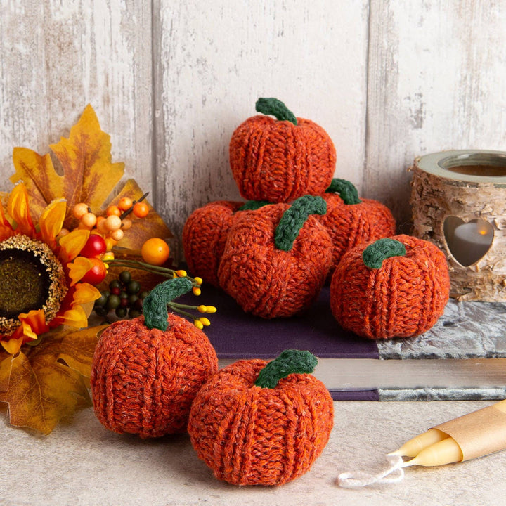 Mini Knitted Pumpkin Kit Halloween