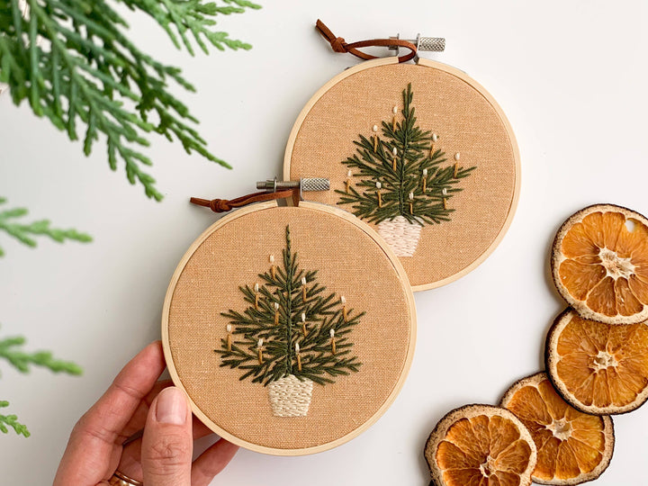 Christmas Tree Embroidery Kit