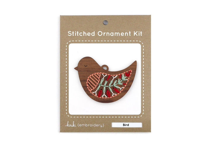 Bird - DIY Stitched Ornament Kit