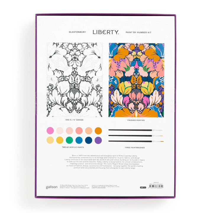 Liberty Paint by Number Kit Glastonbury