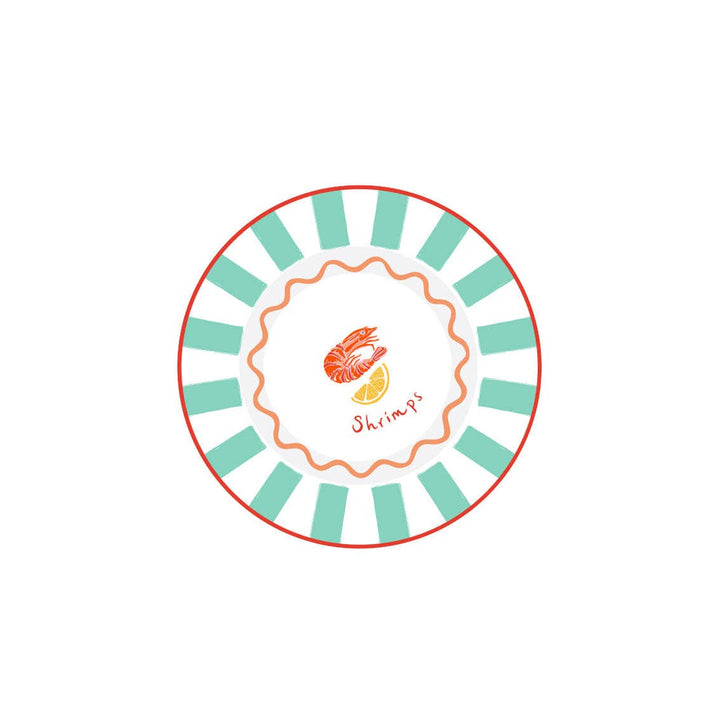 Shrimp Enamel Plate - 25cm | Kitchenware |