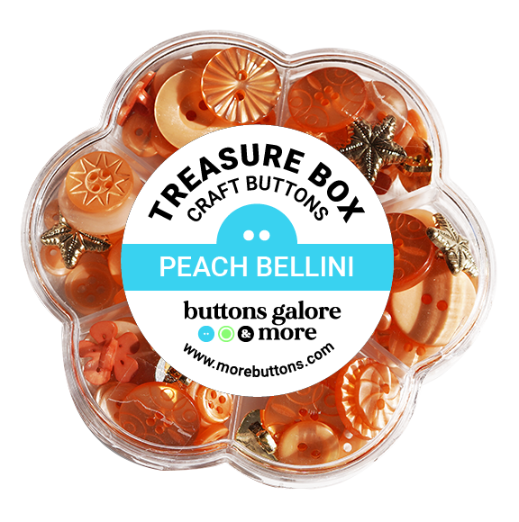 Button Assortment Peach Buttons