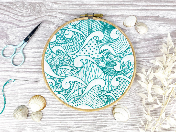 Stormy Seas Embroidery Kit