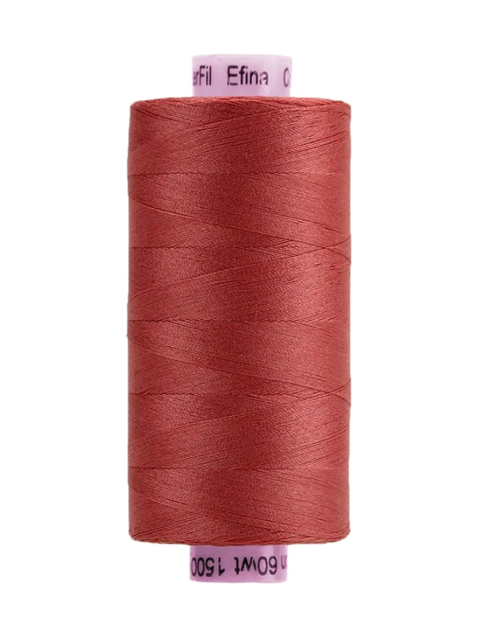 Efina 60 wt. Cotton Thread - 25 Salmon