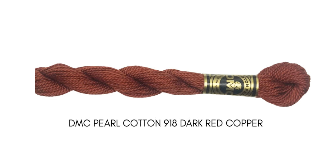 DMC Perle Cotton Size 918 Dk. Red Copper