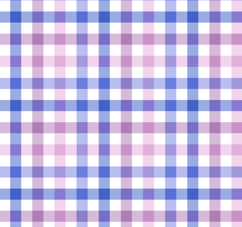 Patchwork Joy by the 1/4 Yard - Big Gingham Lilac Blue