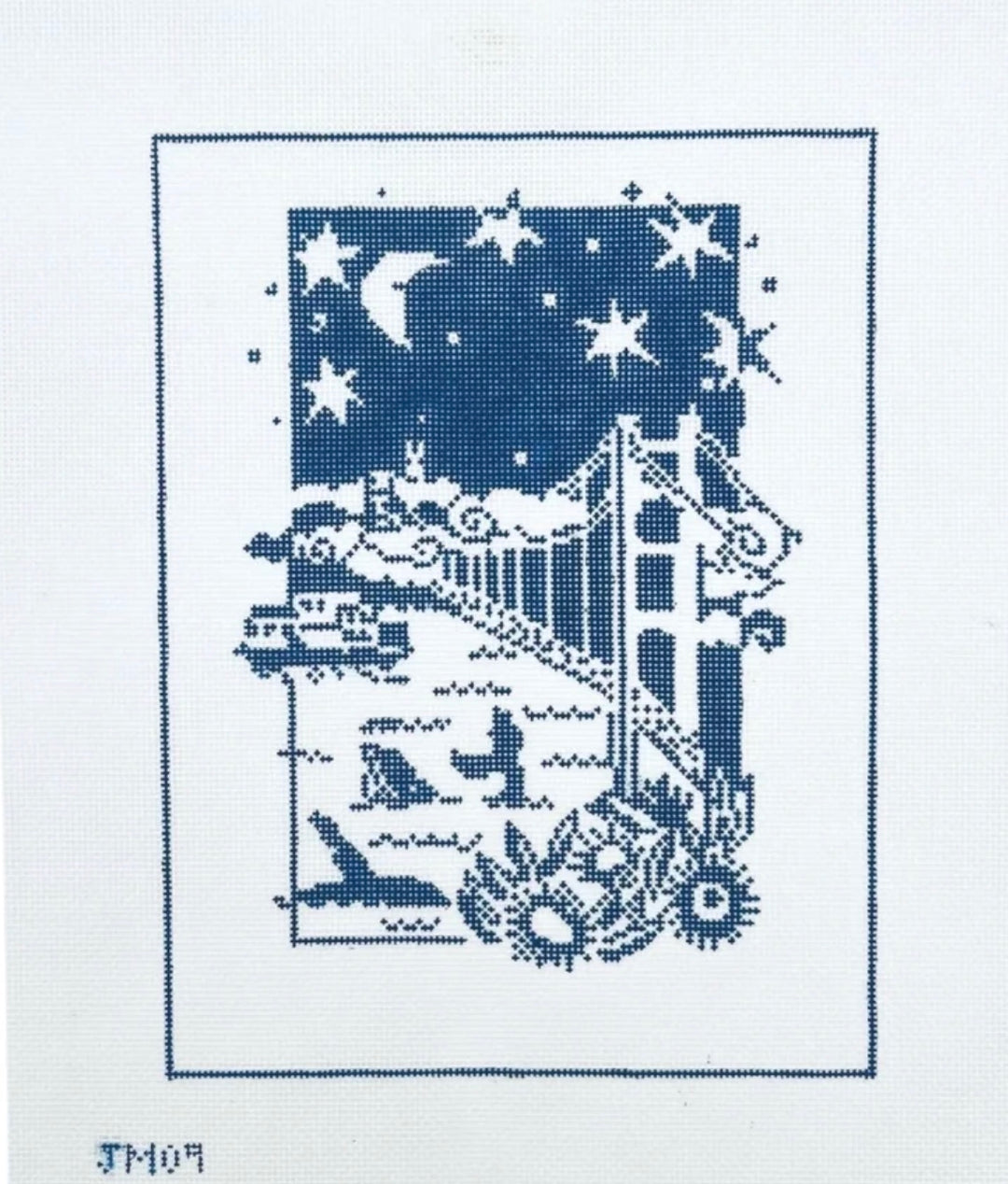 San Francisco Bay Needlepoint Canvas