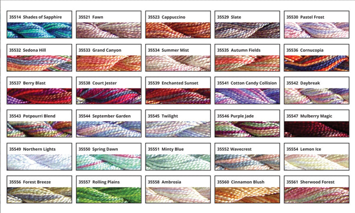Sullivans Overdyed Perle Cotton Size 5
