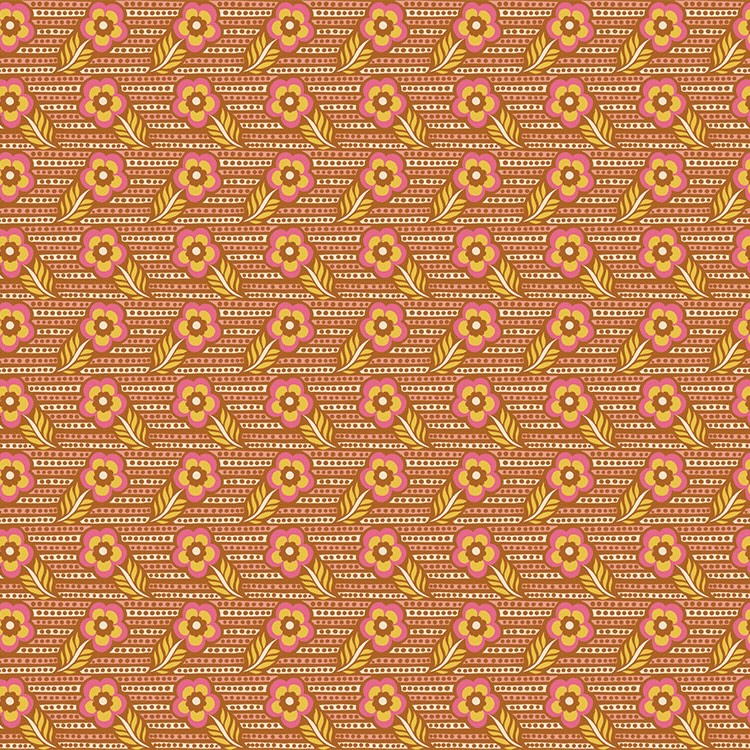 Shooting Star by the 1/4 Yard - Caramel