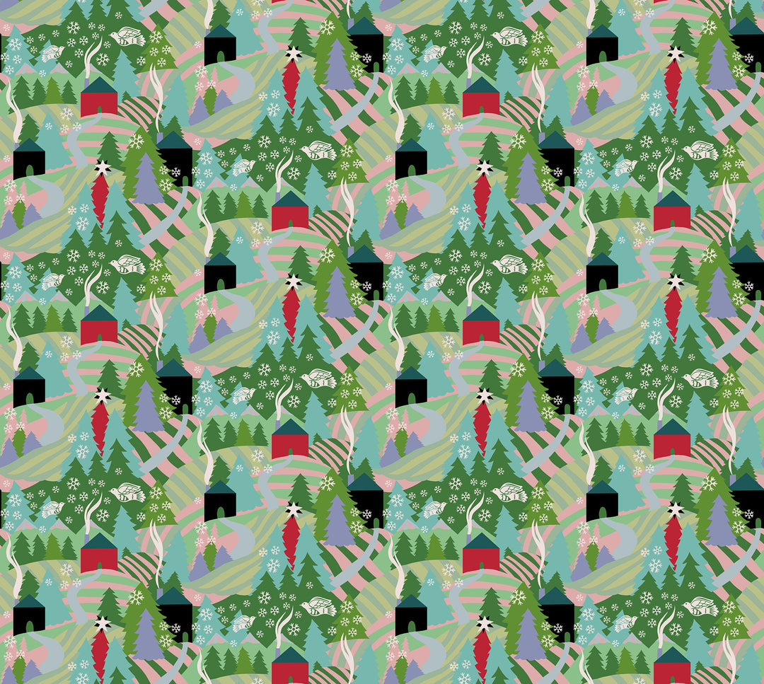 Cozy Christmas by the 1/4 Yard - Morning