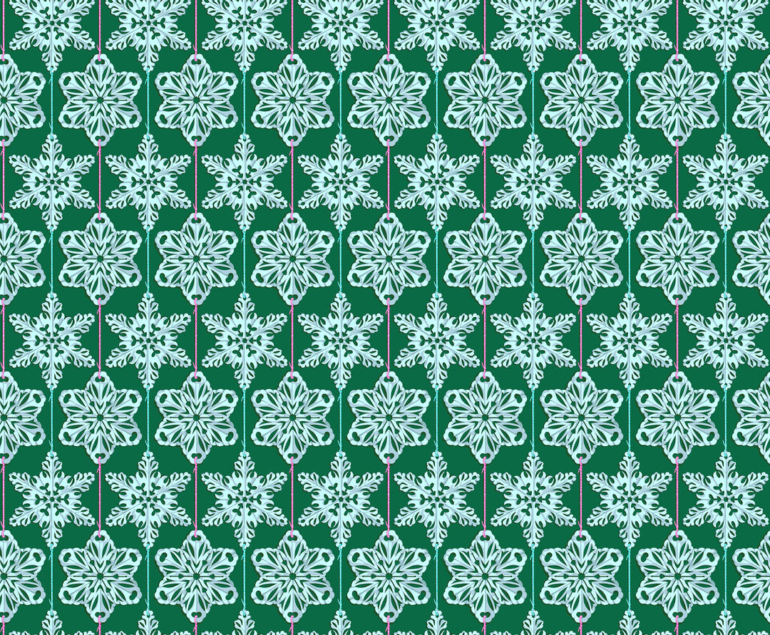 Cozy Christmas by the 1/4 Yard - Mint