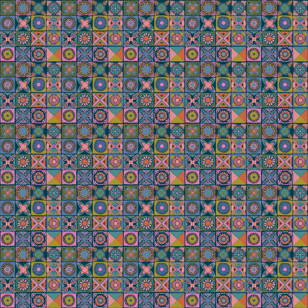 Rhapsody by the 1/4 Yard - Navy