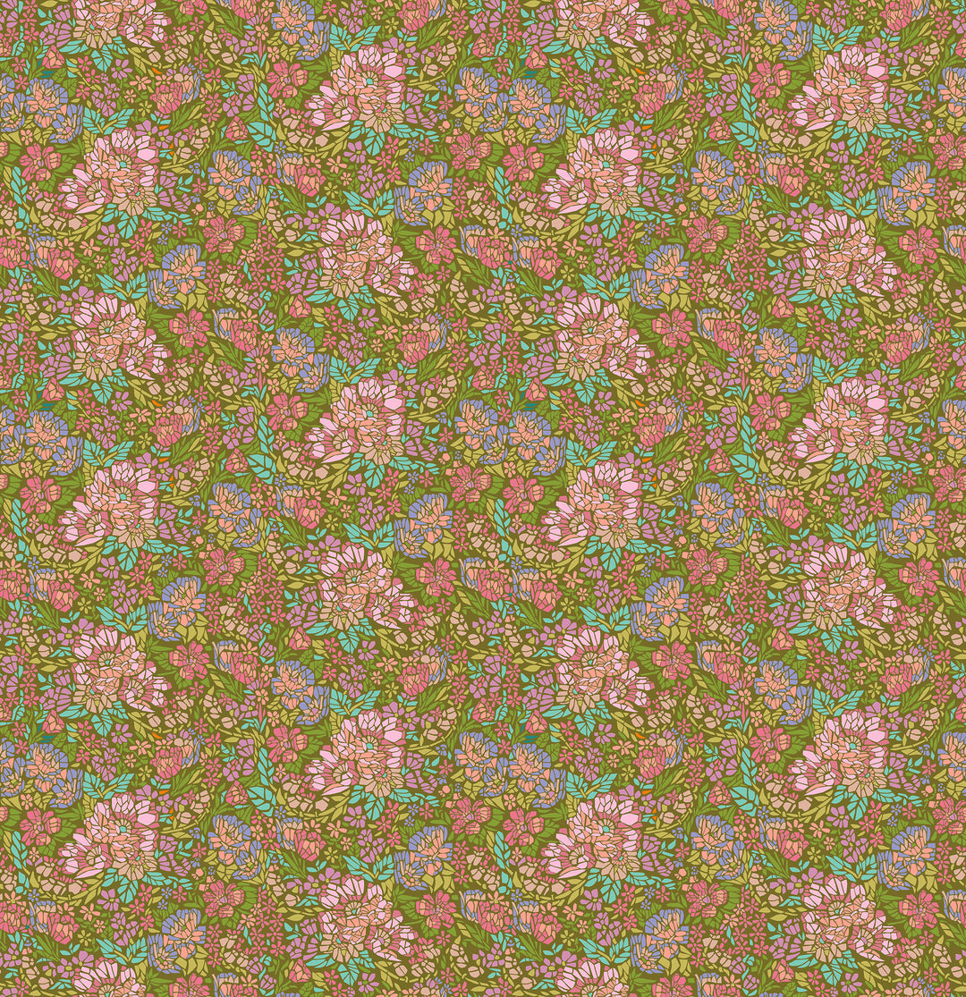 Rhapsody by the 1/4 Yard - Avocado