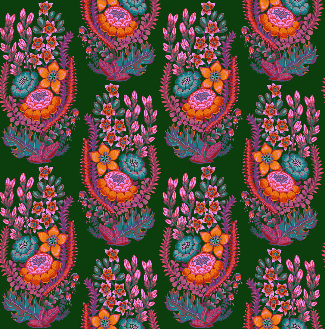 Rhapsody by the 1/4 Yard - Forest