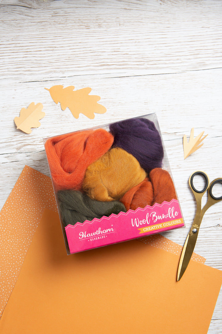 Autumn Bundle Wool Roving