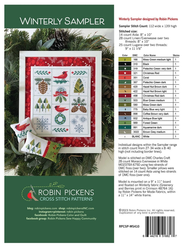 Winterly Sampler Pattern