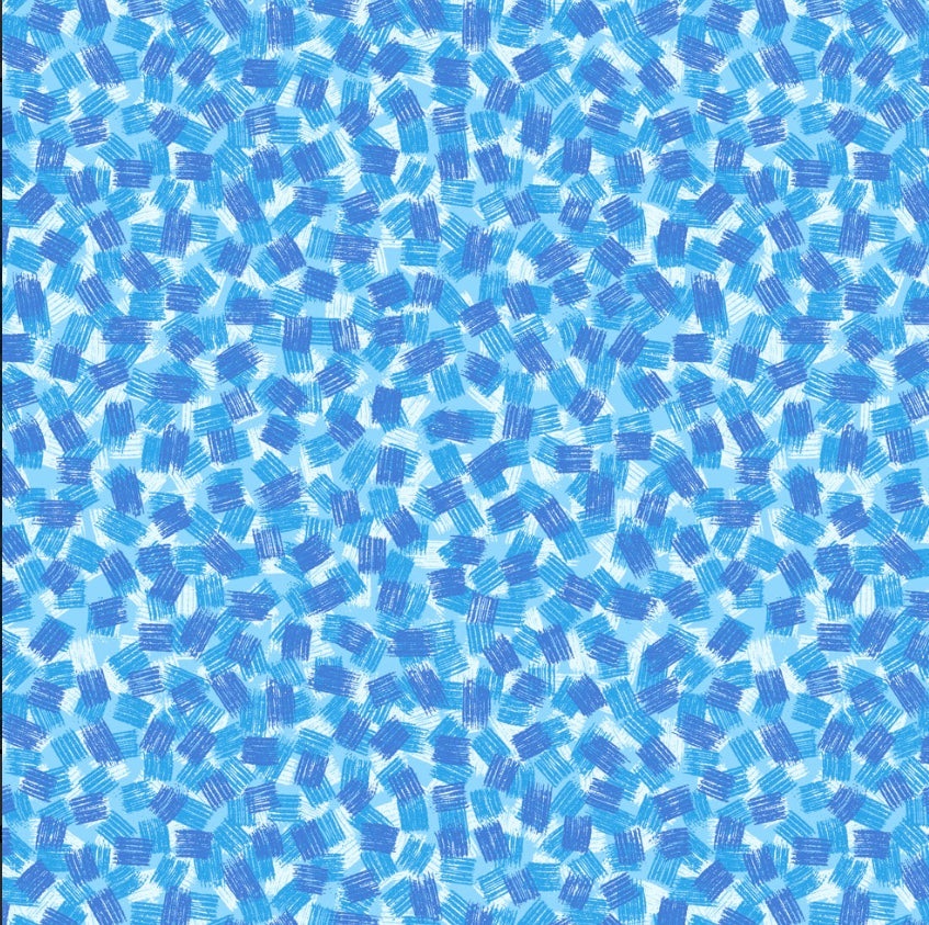 Creative Landscapes by the 1/4 Yard - Brush Texture Blue
