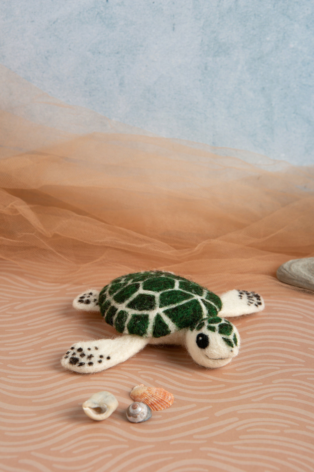 Baby Sea Turtle Mini Needle Felting Kit