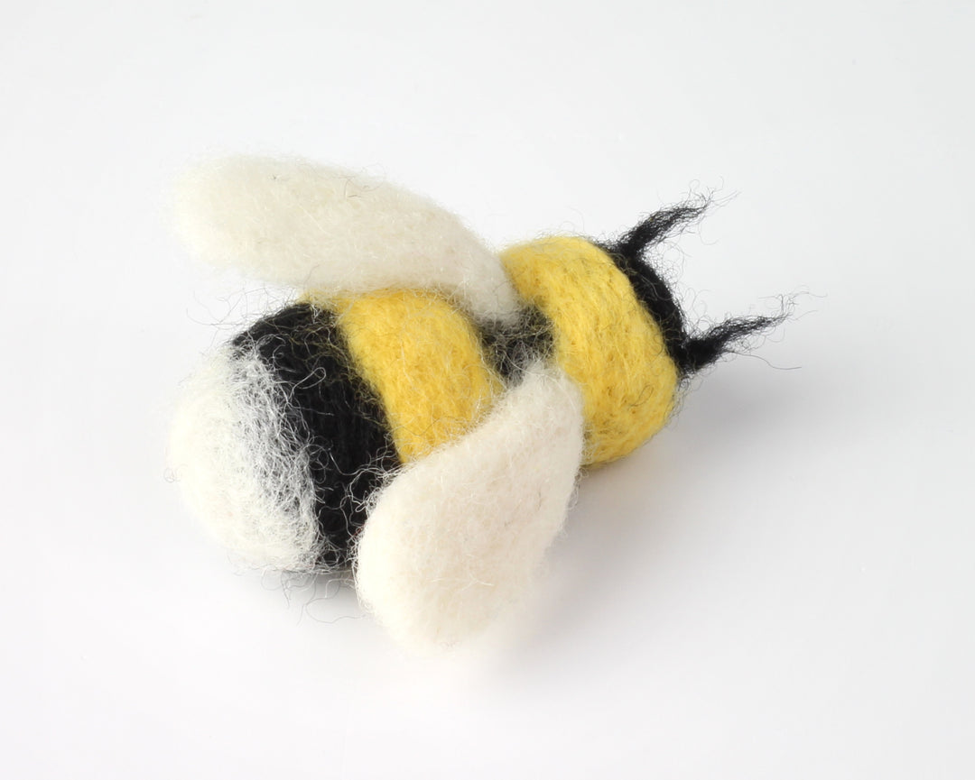 Bee Brooch Needle Felting Kit