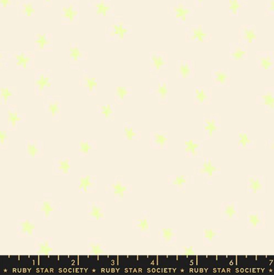 Starry by the 1/4 Yard - Neon Yellow