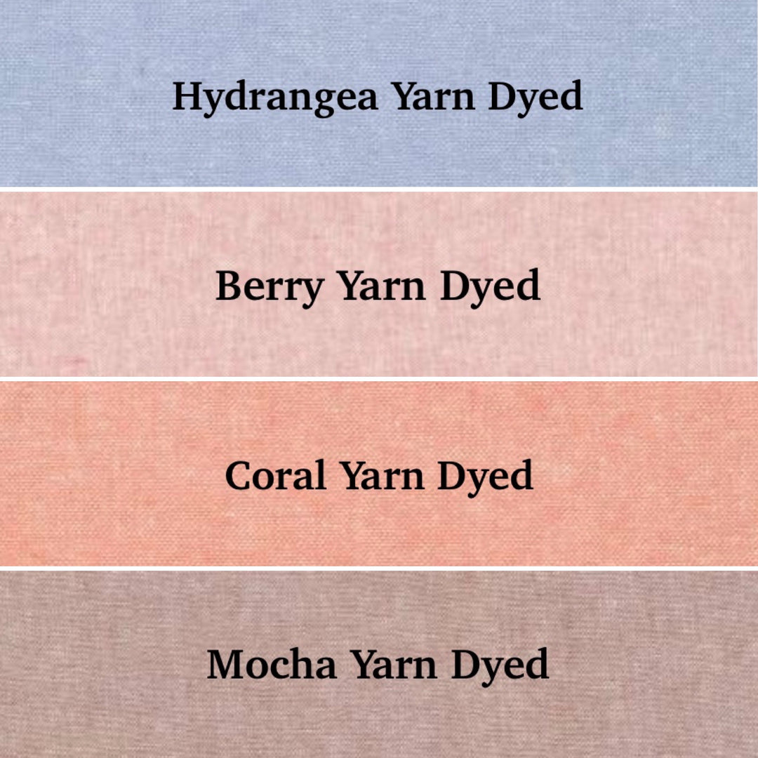 Essex Linen Yarn Dyed Fabric by the 1/2 Yard