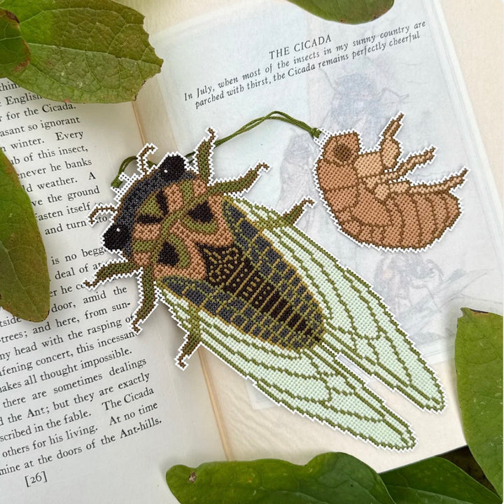 Cicada Season Cross Stitch Pattern