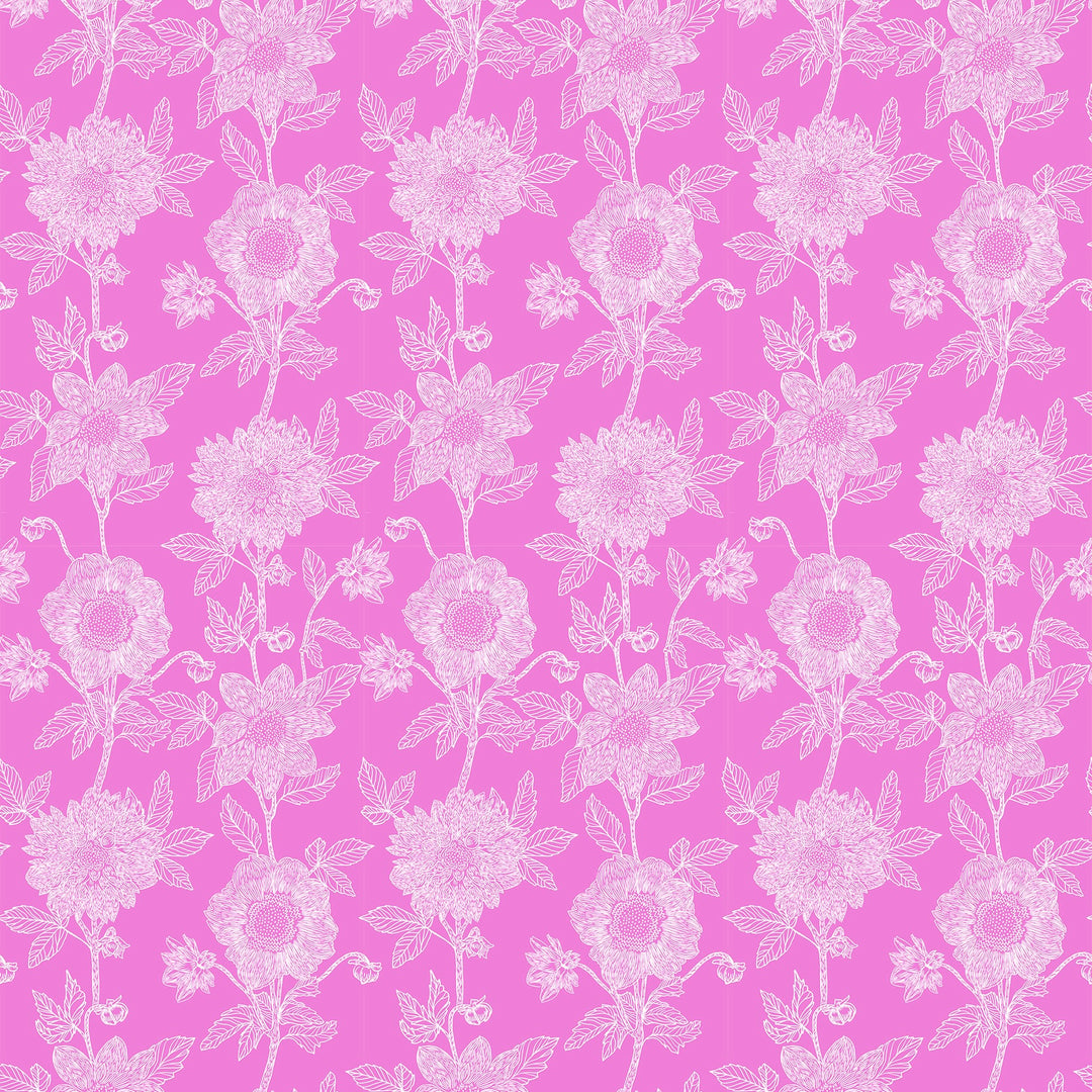 Silhouette by the 1/4 Yard - Fuchsia