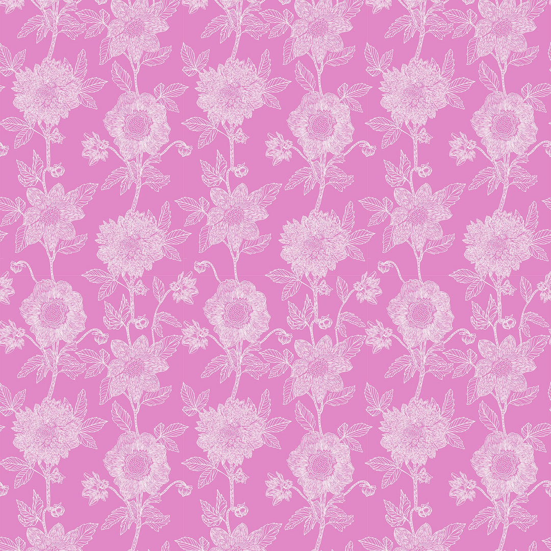 Silhouette by the 1/4 Yard - Fuchsia