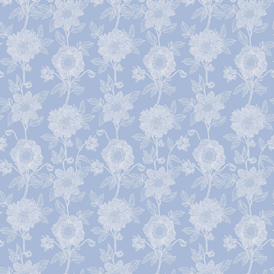 Silhouette by the 1/4 Yard - Cornflower