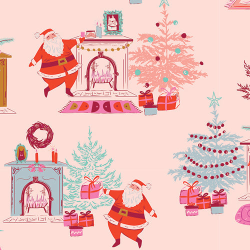 Christmas in Color by the 1/4 Yard - Down the Chimney Taffy