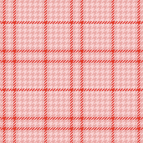 Christmas in Color by the 1/4 Yard - Holiday Check Candycane