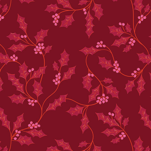 Christmas in Color by the 1/4 Yard - Berry &amp; Bloom