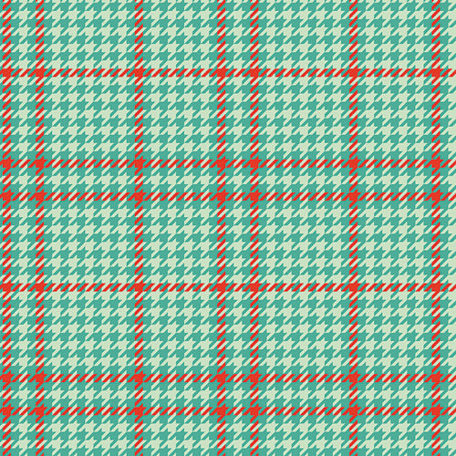 Christmas in Color by the 1/4 Yard - Holiday Check Mint
