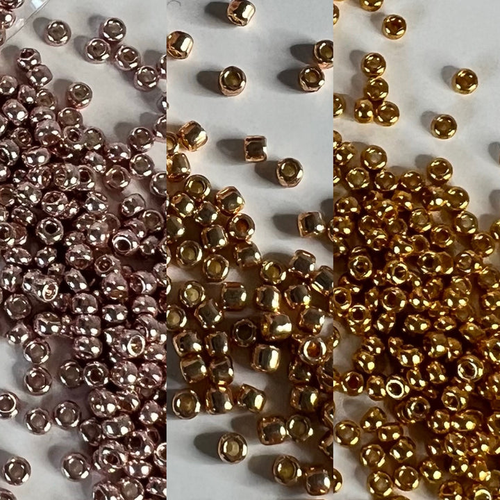 TOHO Galvanized Seed Beads