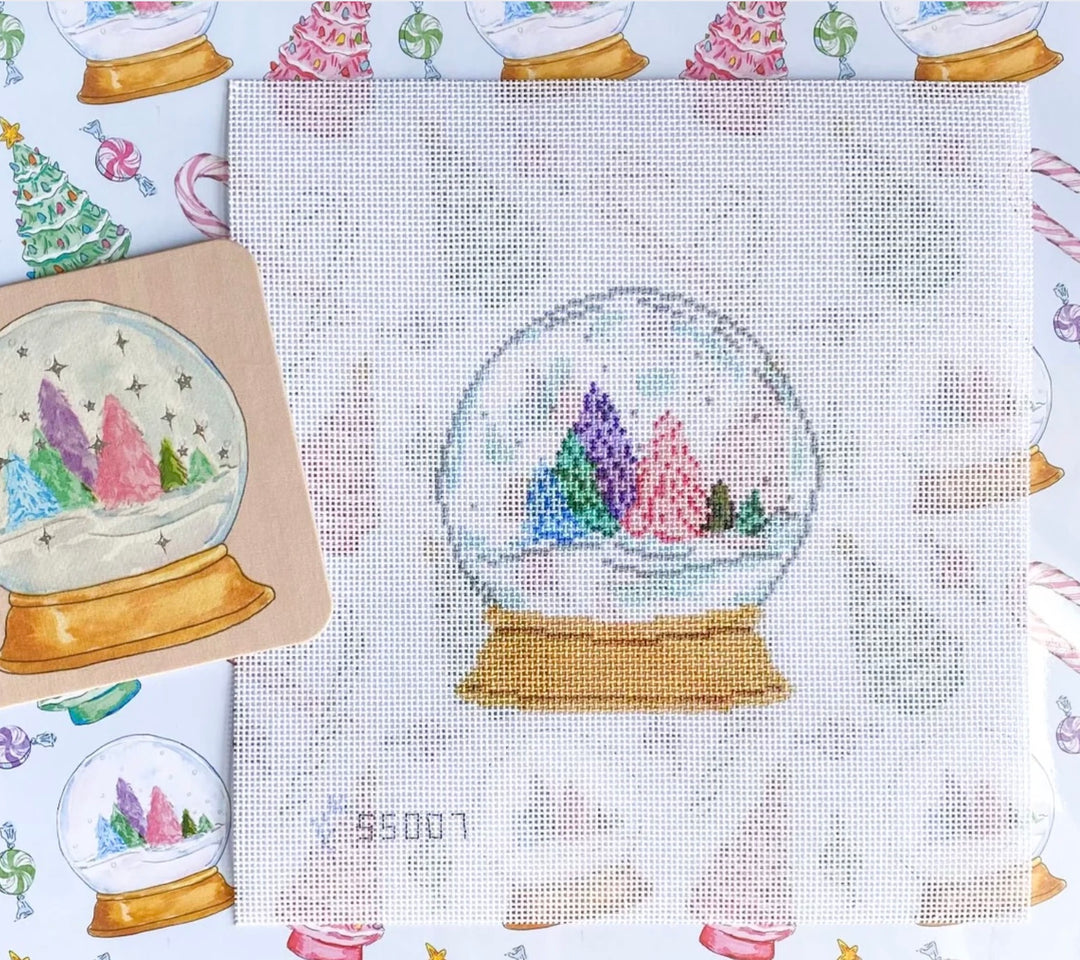 Snowglobe Needlepoint Canvas
