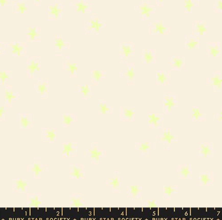 Starry by the 1/4 Yard - Neon Yellow