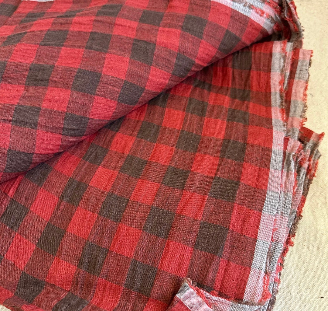 Mill House Check by the 1/4 Yard - Canyon
