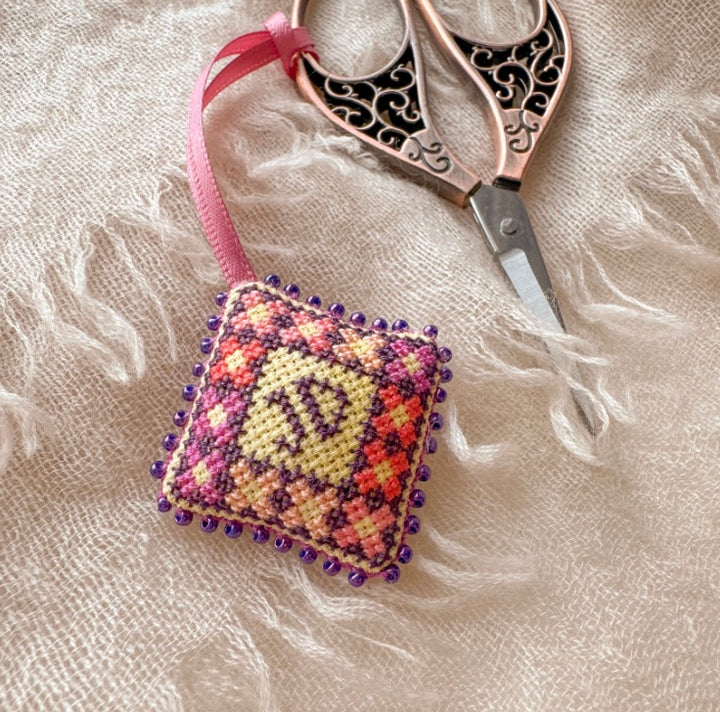 Pansy Picnic Cross Stitch Pattern