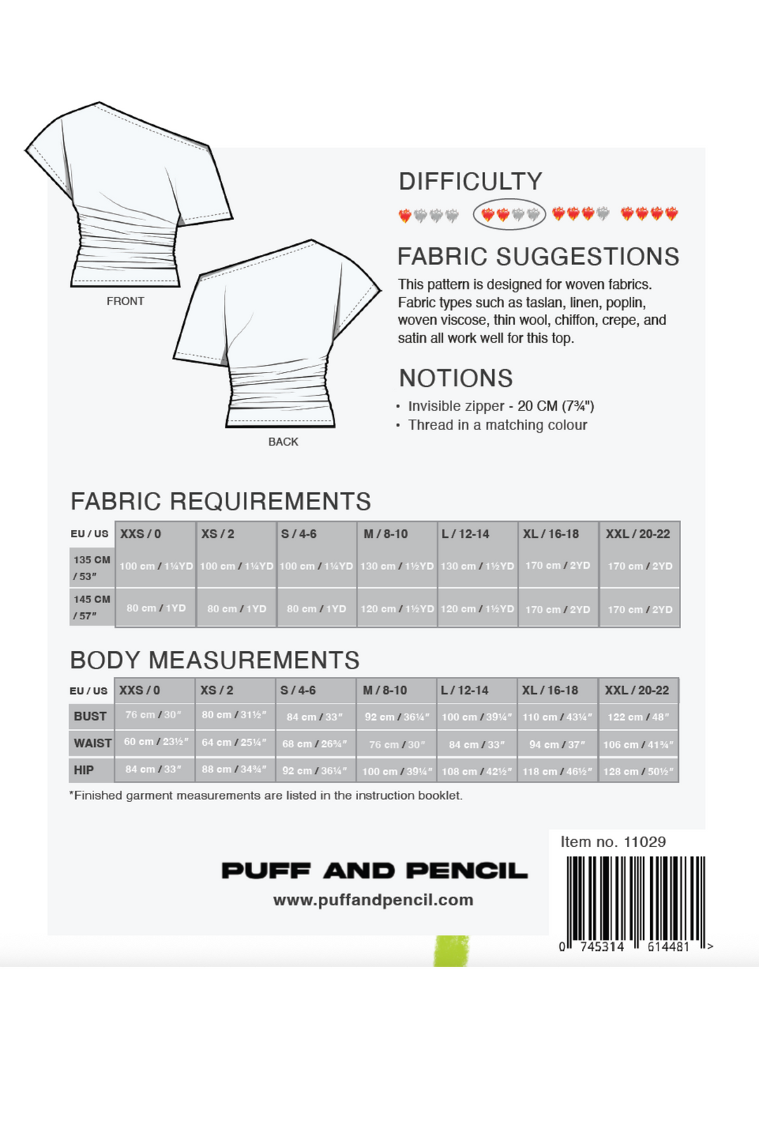 Drop Top Pattern