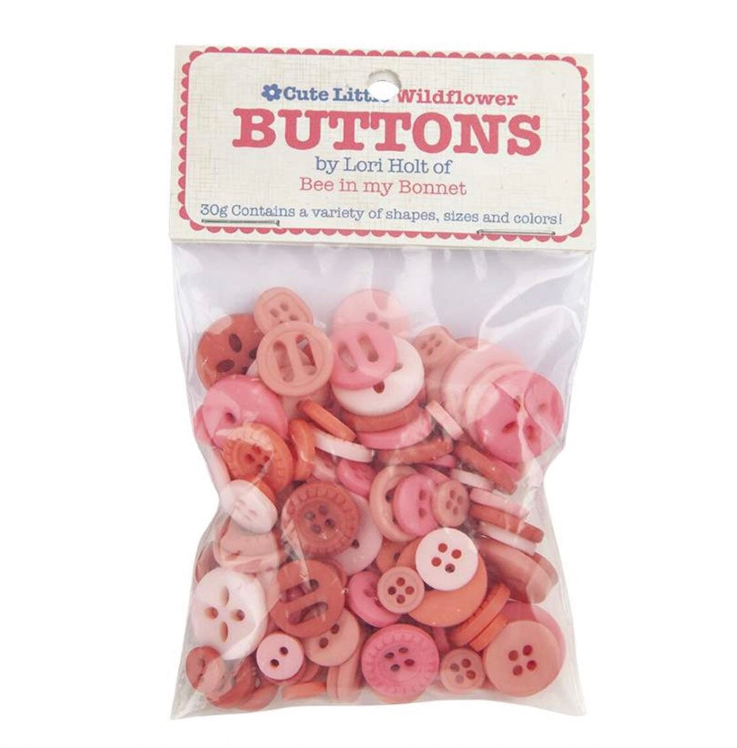 Lori Holt Cute Little Buttons Wildflower