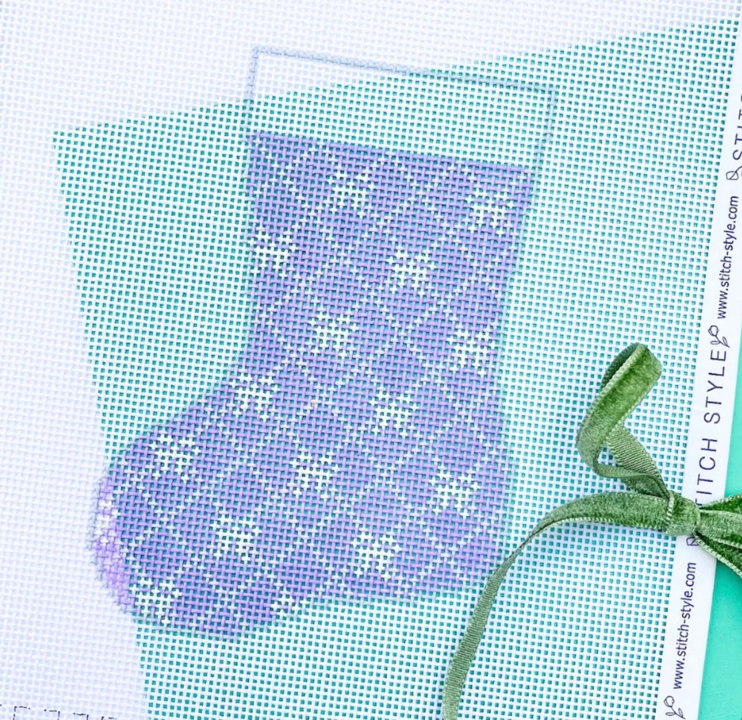 Mini Stocking Needlepoint Canvas