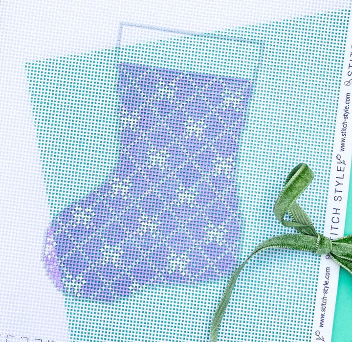 Mini Stocking Needlepoint Canvas