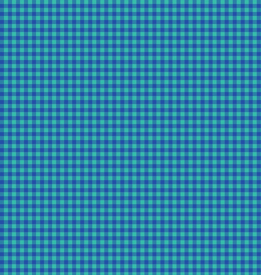 Patchwork Joy by the 1/4 Yard - Mini Gingham Turquoise Navy