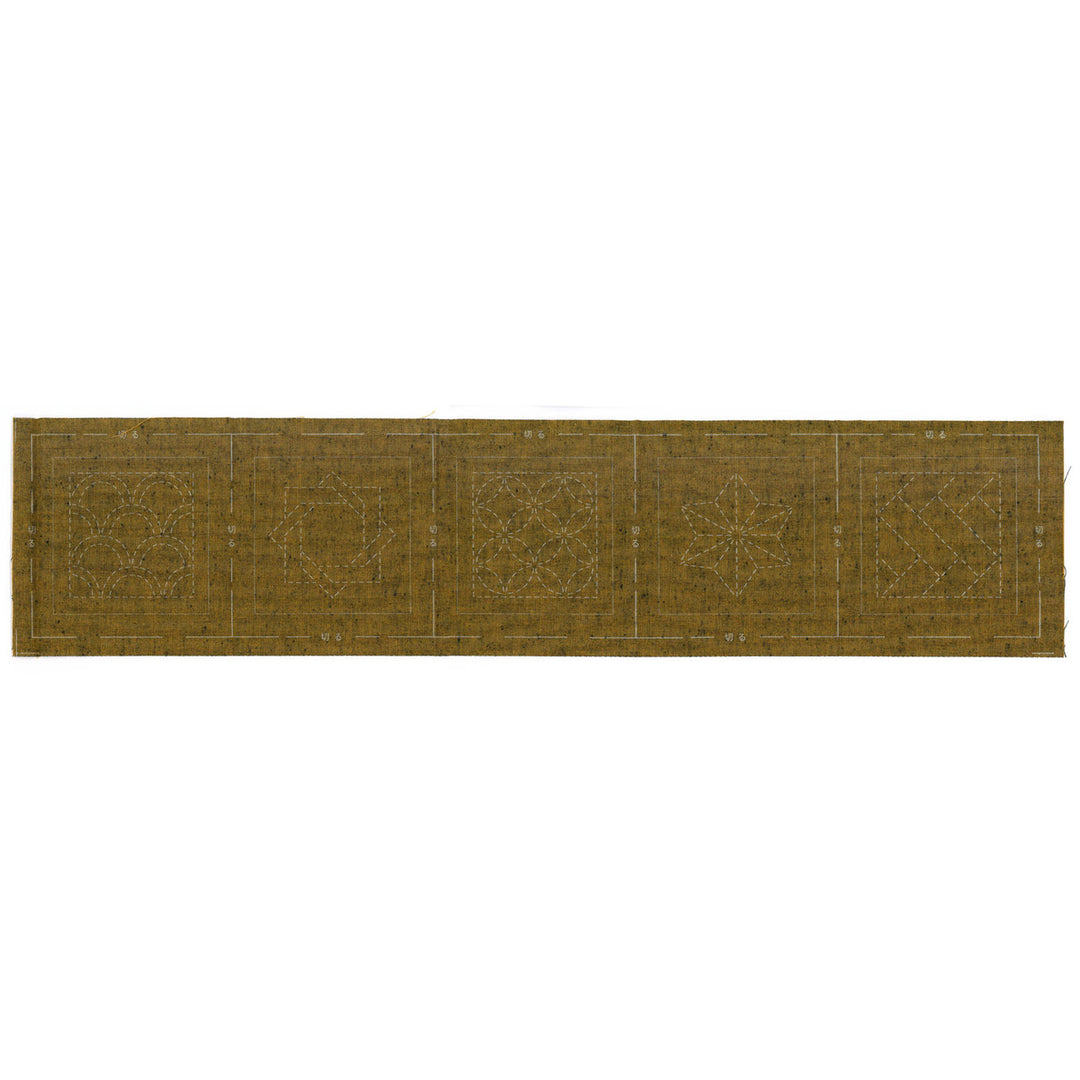 Sashiko Pre-Printed Tsumugi Cloth