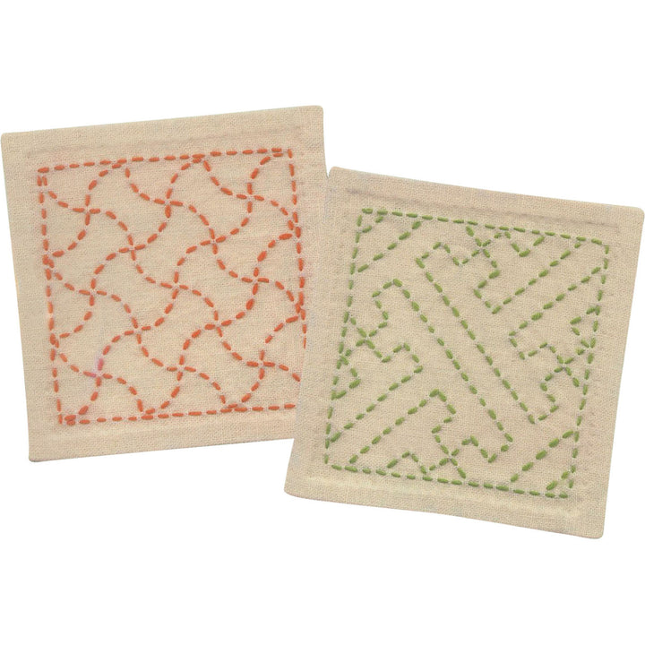 Sashiko Coaster Kit Ivory
