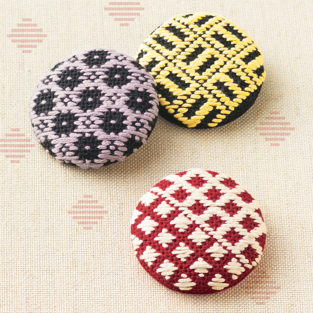 Kogin Brooch Kit - Shirabe